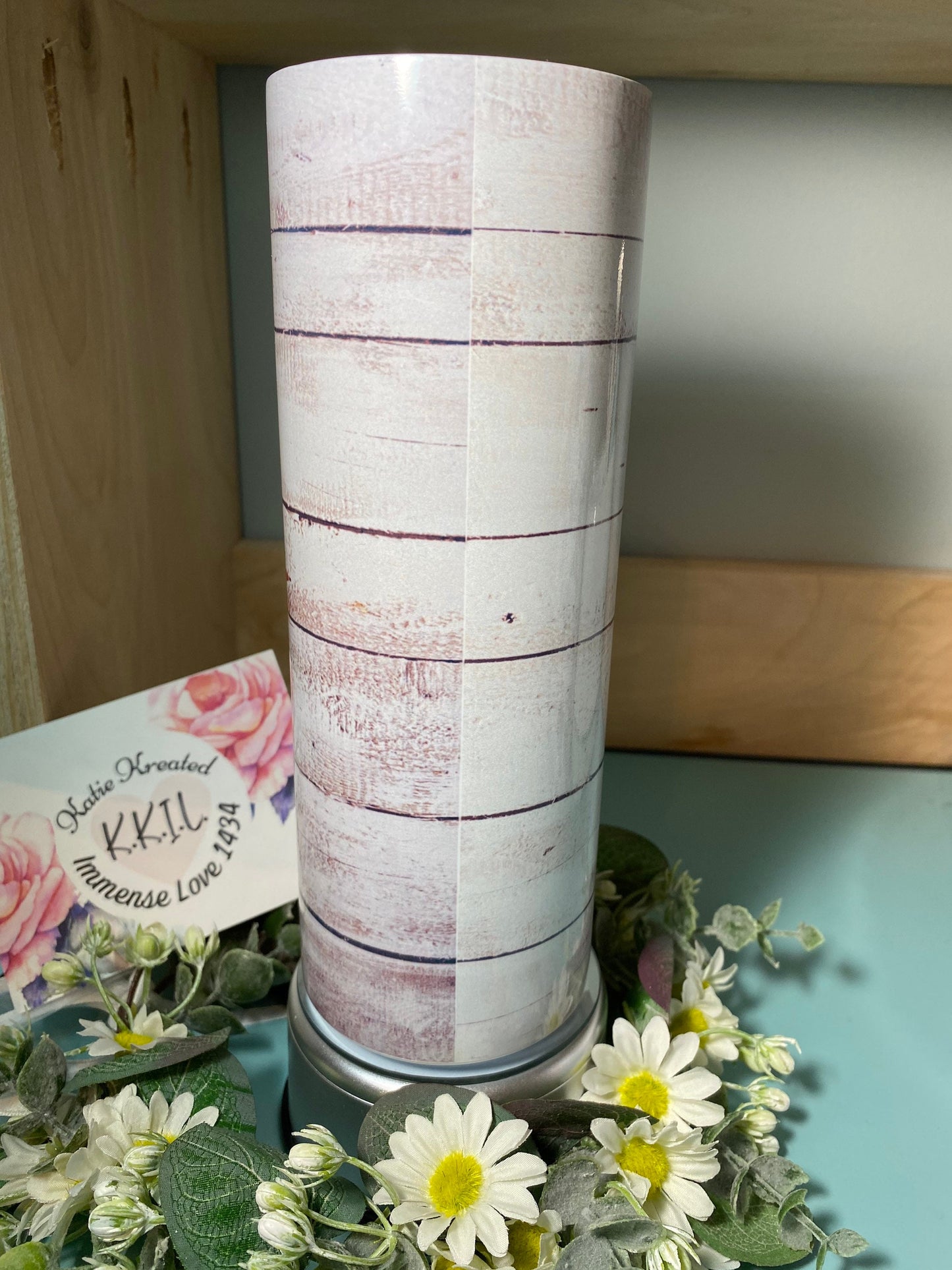 Floral Skull 20oz Tumbler