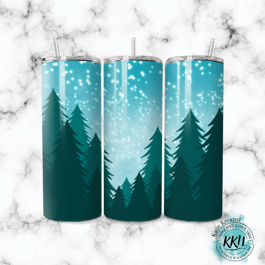 Snowy Skies Tumbler