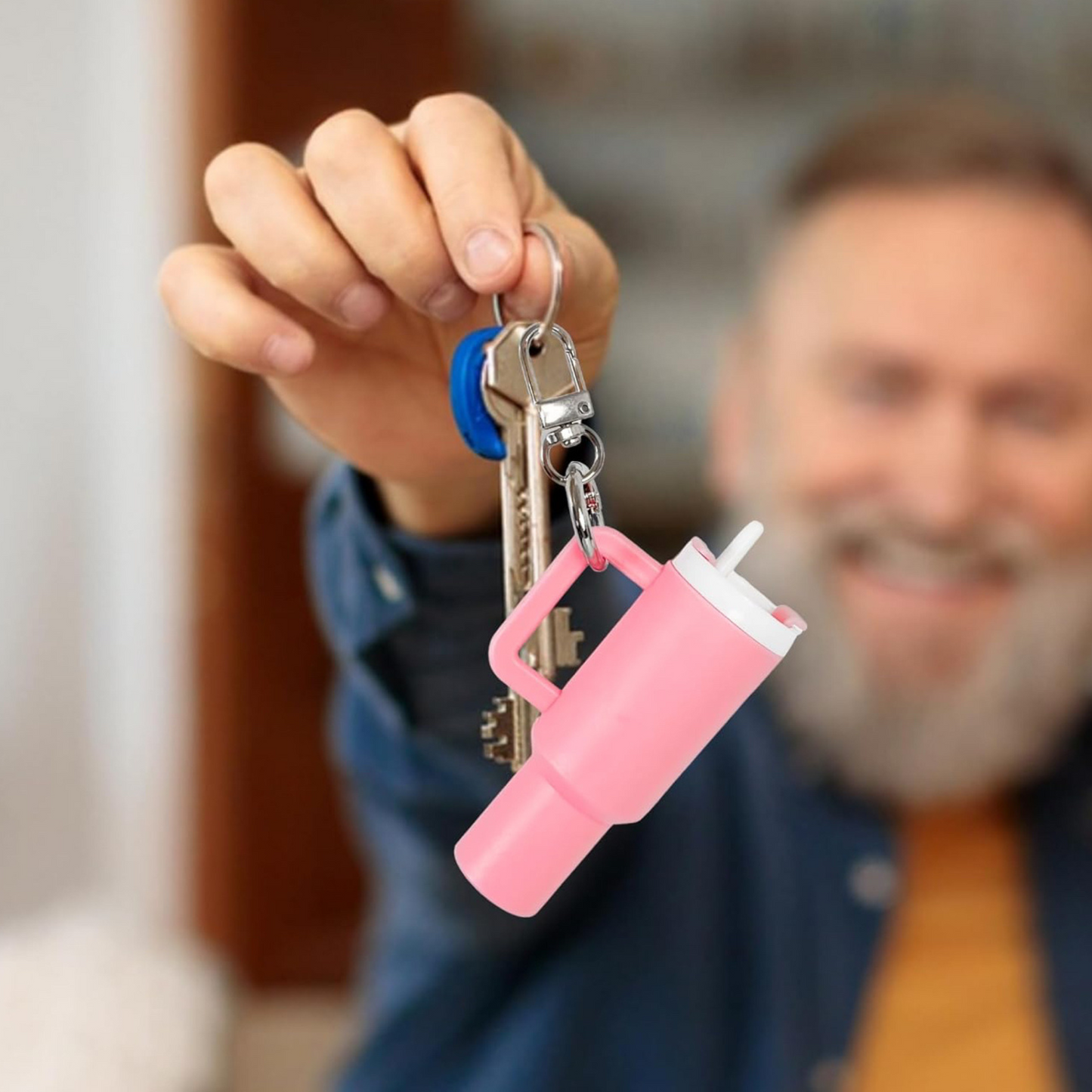 Mini Tumbler Storage Keychain