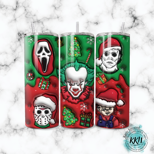 Christmas Scary Guys Tumbler