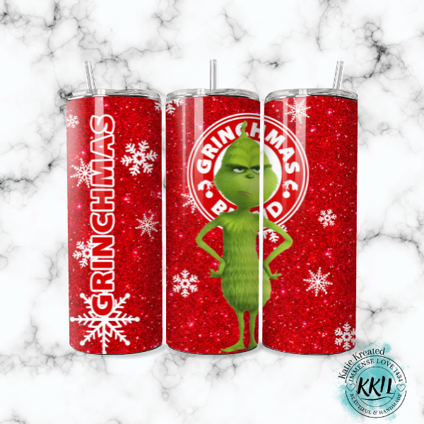 Green Guy Christmas Coffee Tumbler