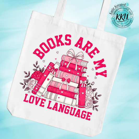 “Love Language” Tote Bag