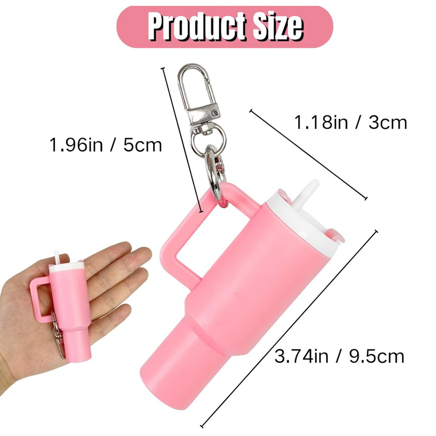 Mini Tumbler Storage Keychain