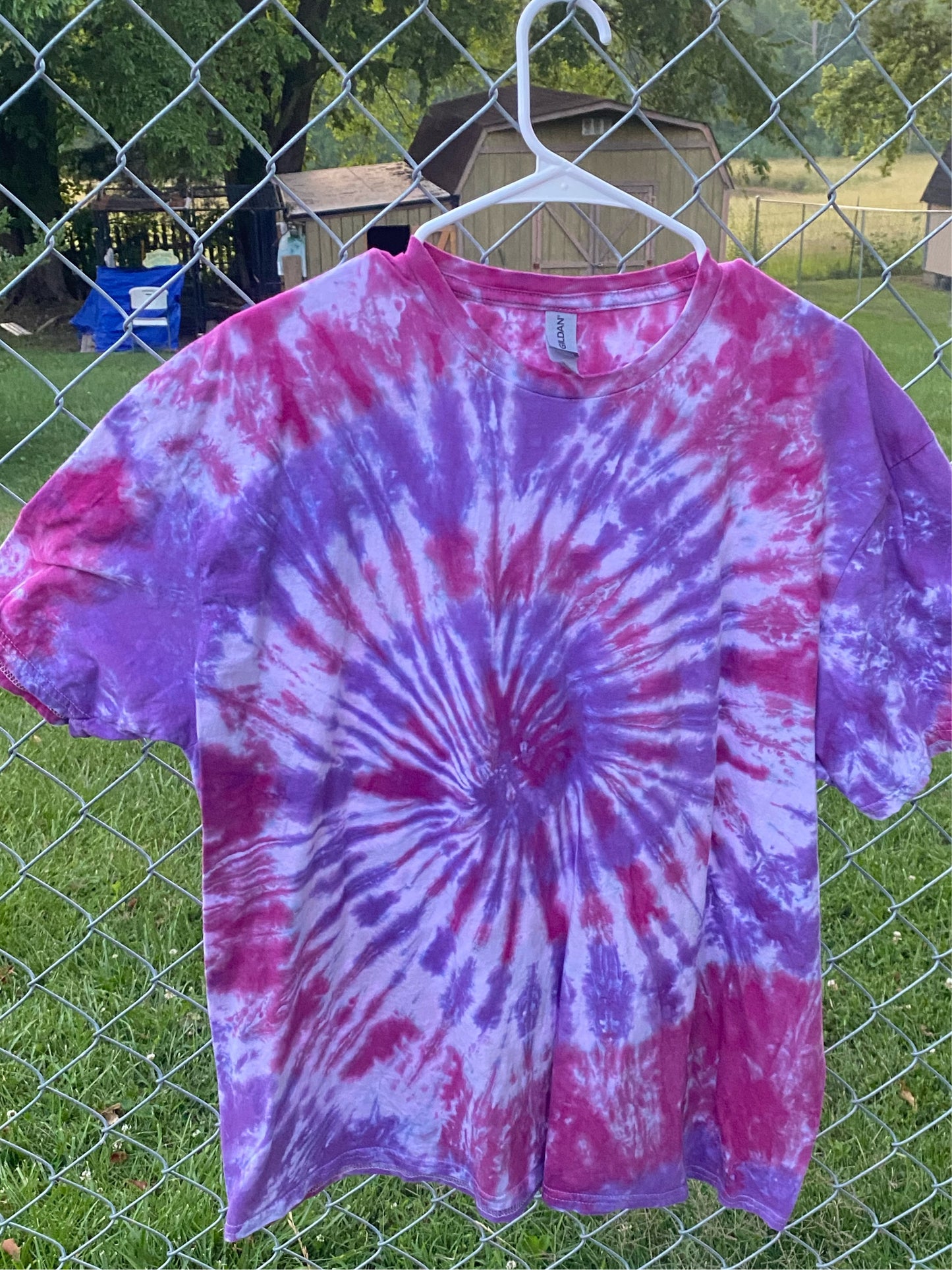 2XL,Lilly Swirl, Hand Tie Dyed, T-Shirt