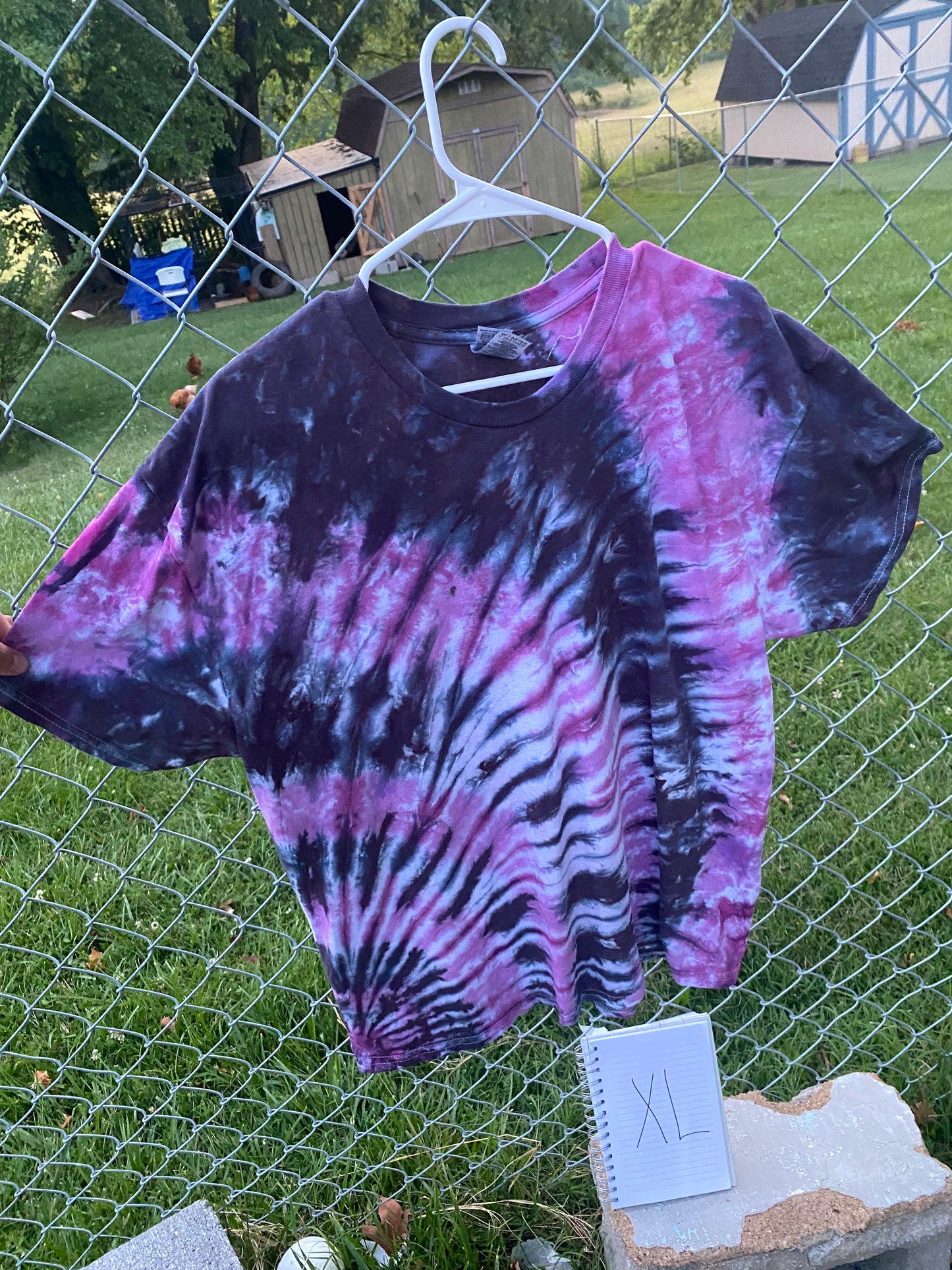 Extra-Large, Majestic Wonder, Hand Tie Dyed, T-Shirt