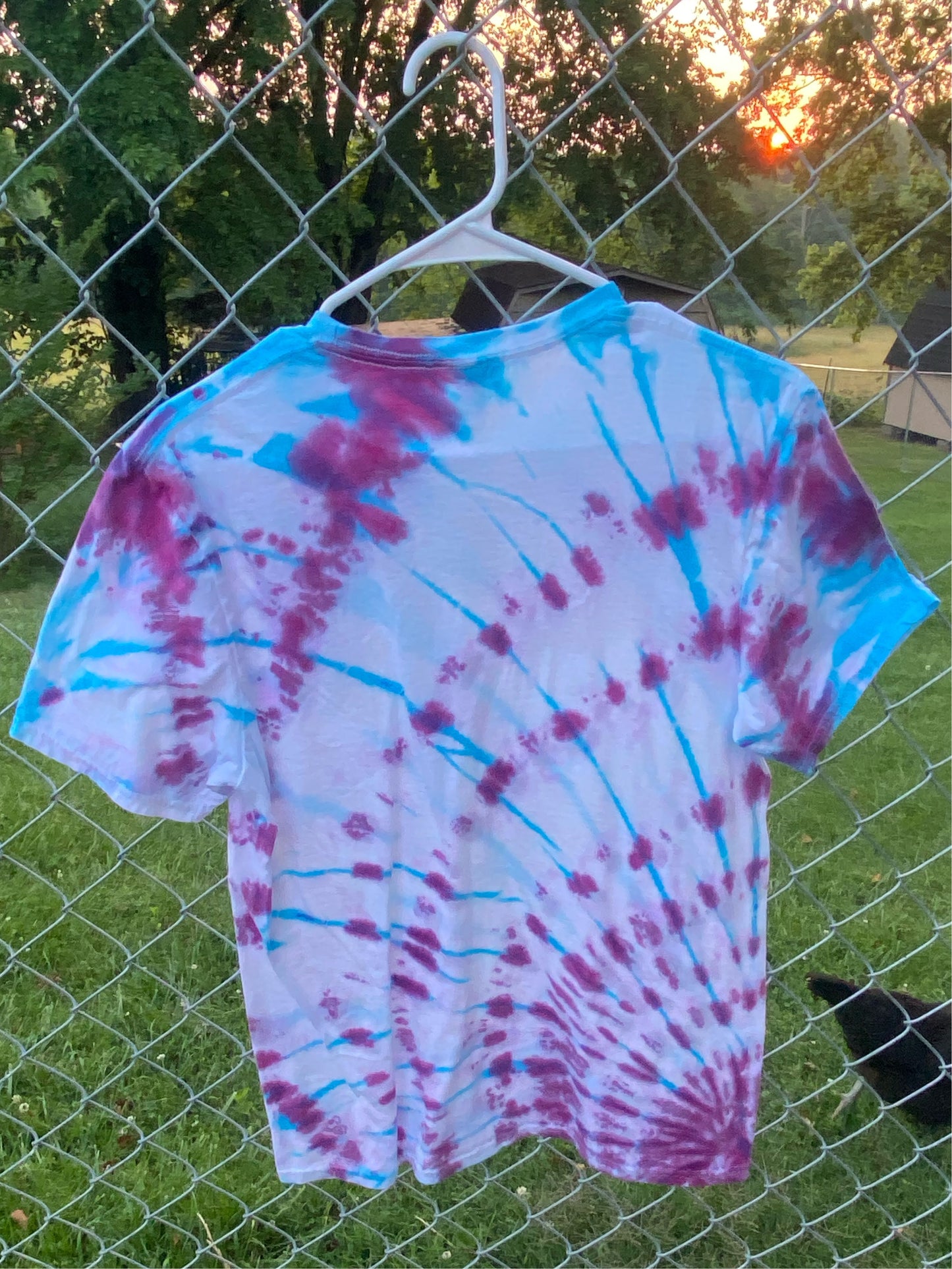 Medium, Purple Rain, Hand Tie Dyed, T-Shirt