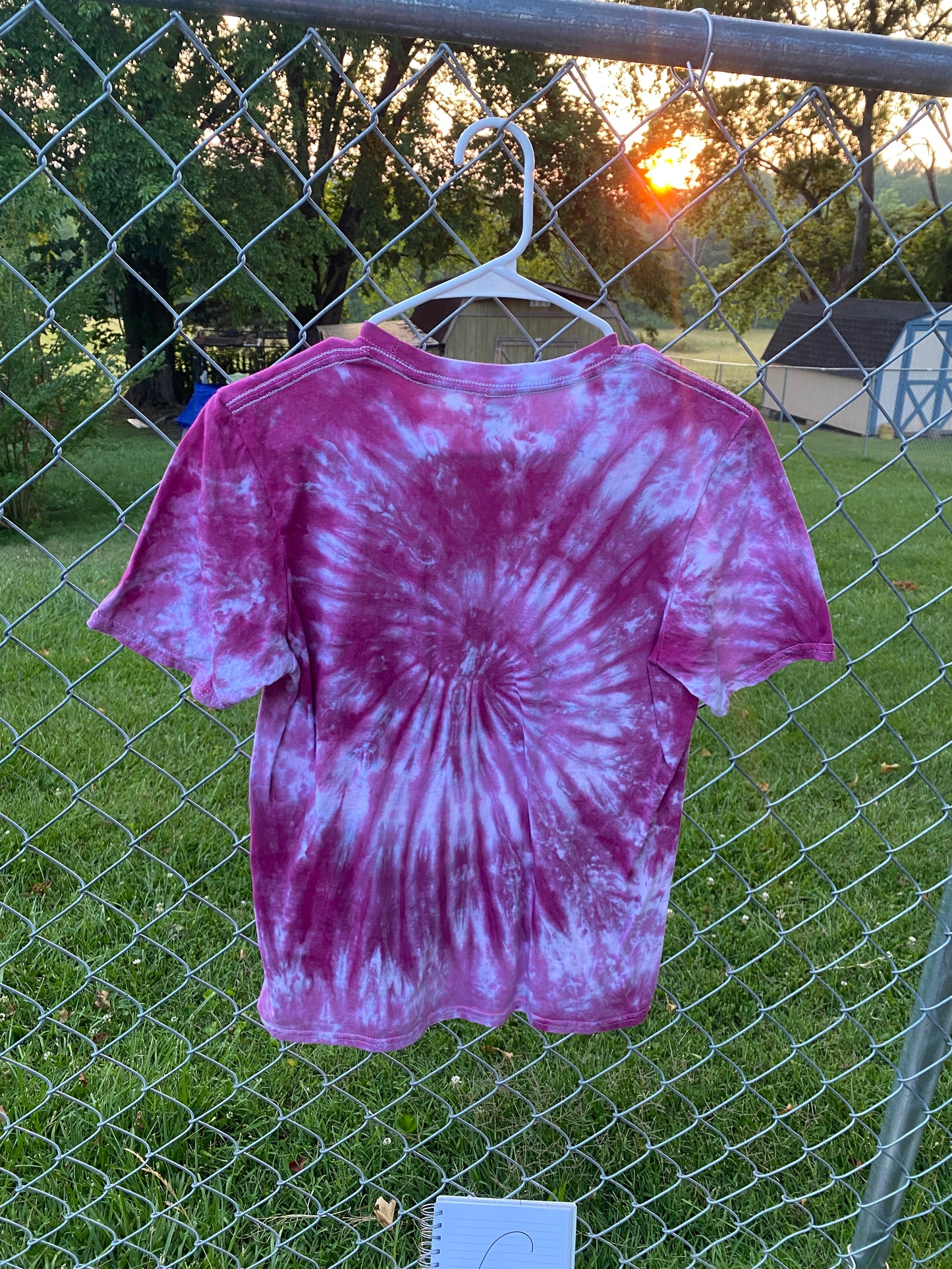 Small, Purple Waves, Hand Tie Dyed, T-Shirt