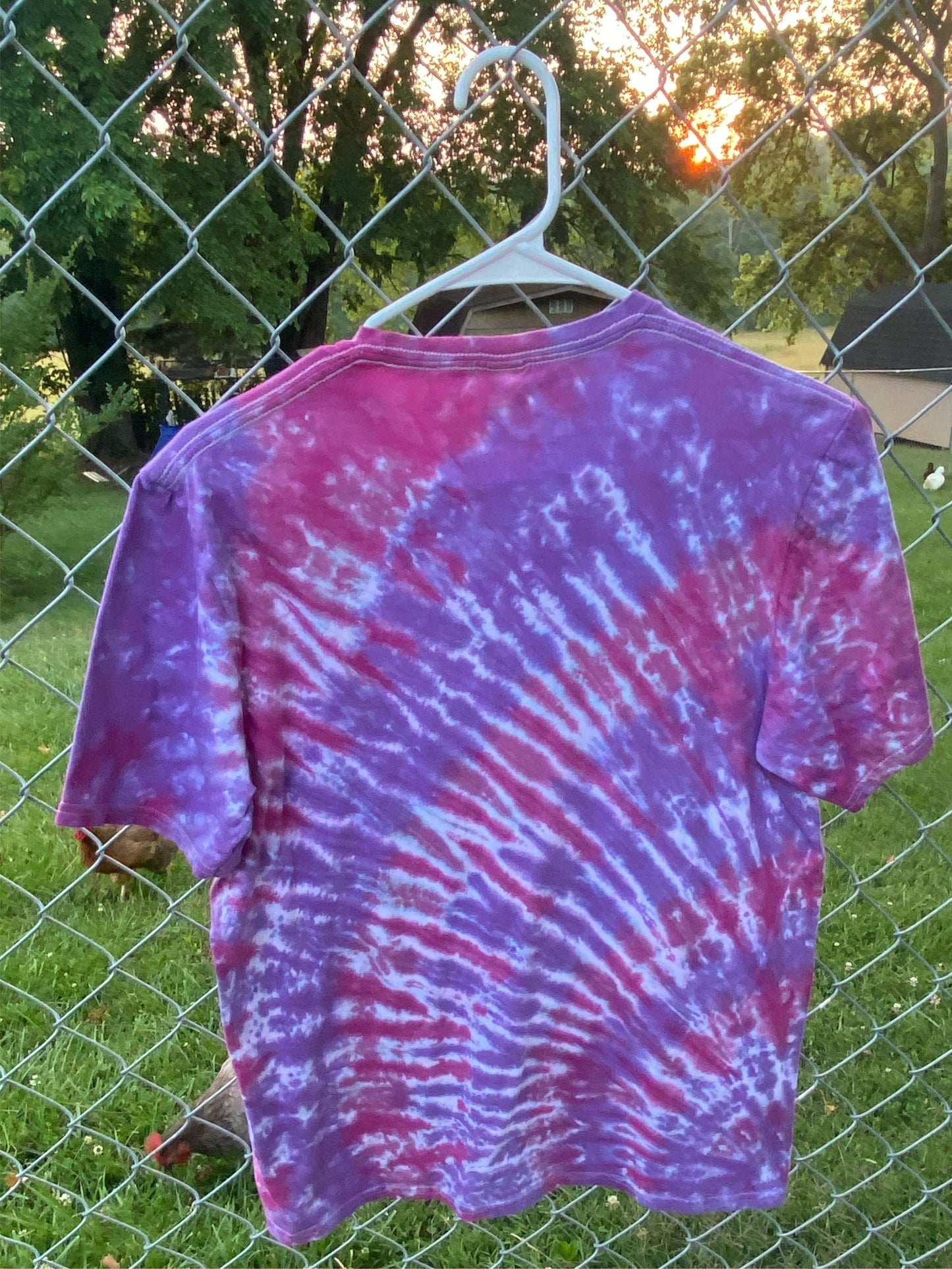 Medium, Purple Oasis, Hand Tie Dyed, T-Shirt