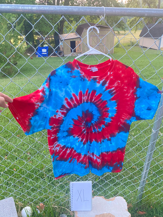 Extra-Large, 'Merica, Hand Tie Dyed, T-Shirt