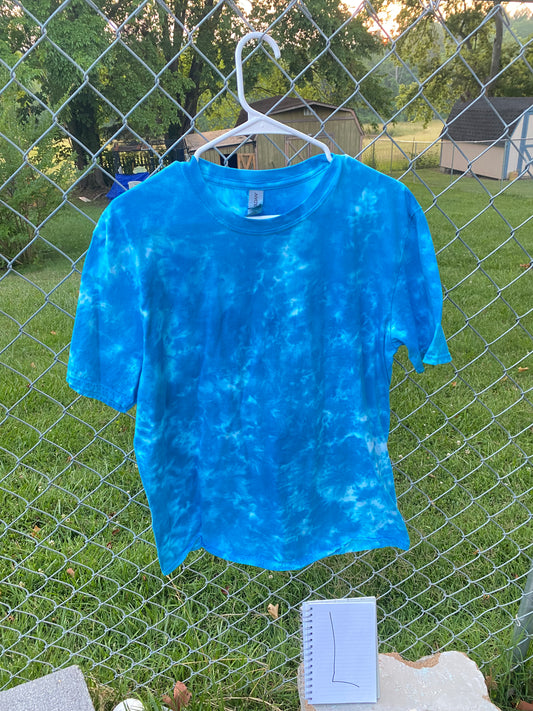 Large, Cloud 9, Hand Tie Dyed, T-Shirt