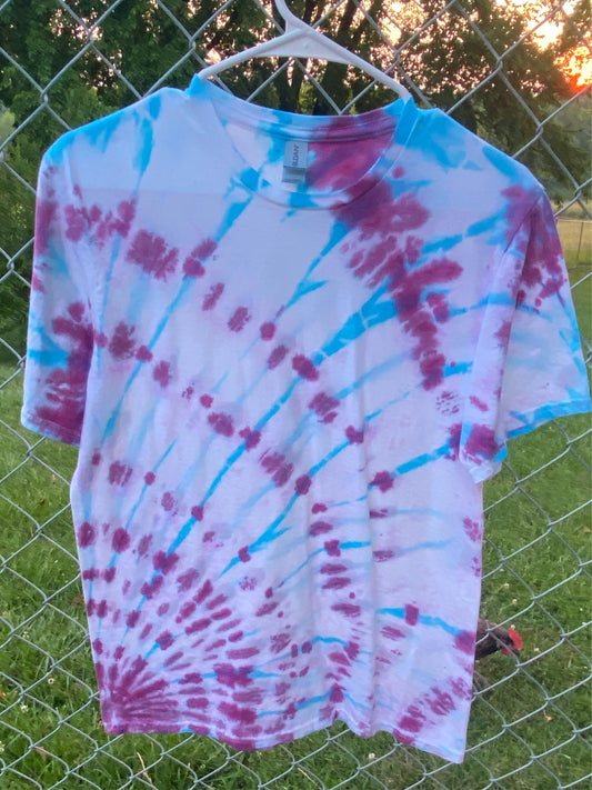 Medium, Purple Rain, Hand Tie Dyed, T-Shirt