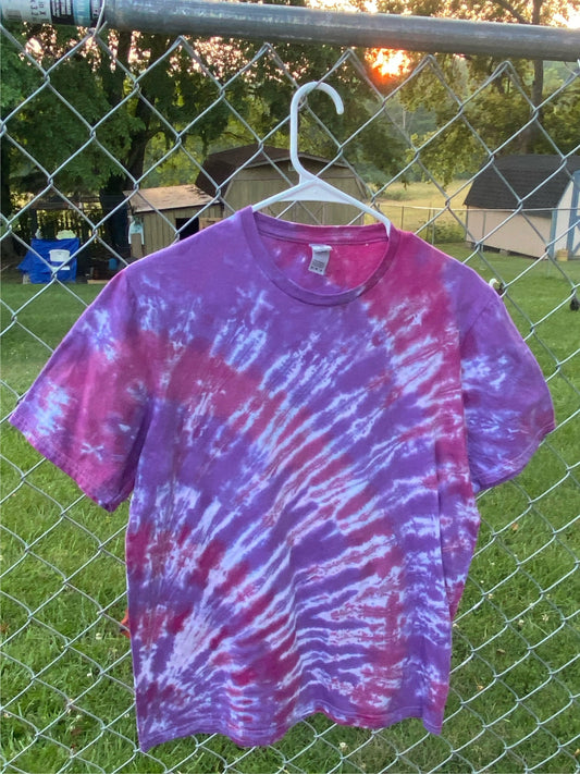 Medium, Purple Oasis, Hand Tie Dyed, T-Shirt