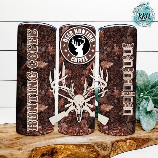 Deer Hunting Coffee 20oz Tumbler