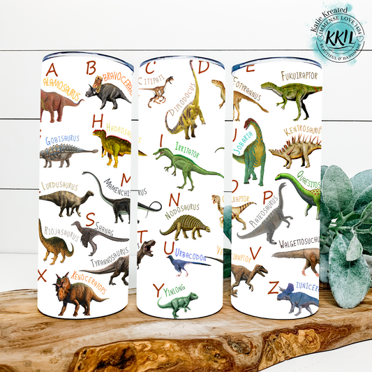 ABC Dinosaurs 20oz Tumbler