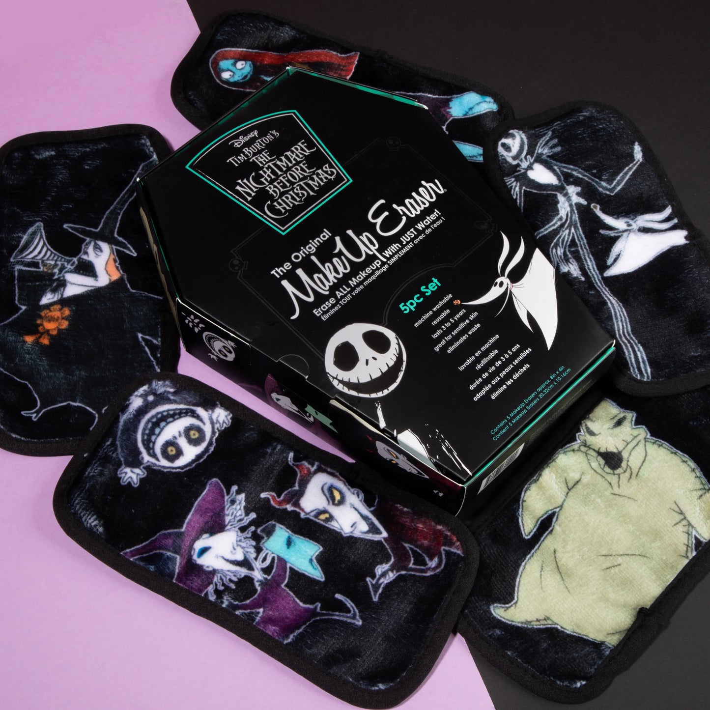 MakeUp Eraser - Nightmare Before Christmas 5pc Mini Set |  © Disney