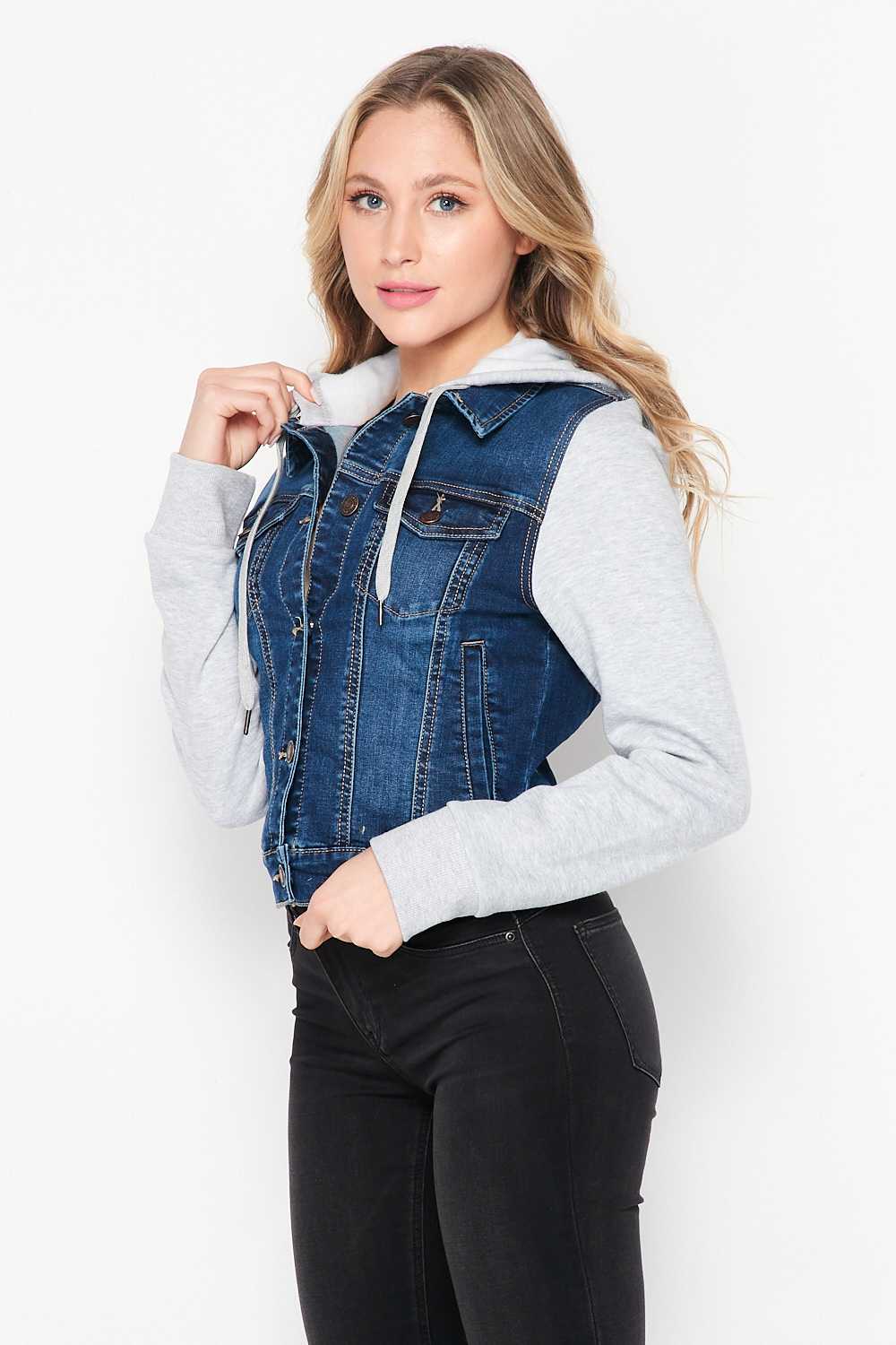 Hooded Denim Jacket