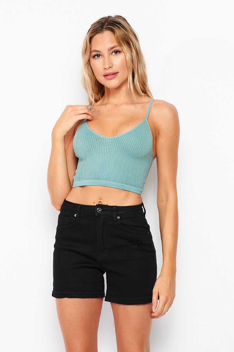Adjustable Sweater Cami Top