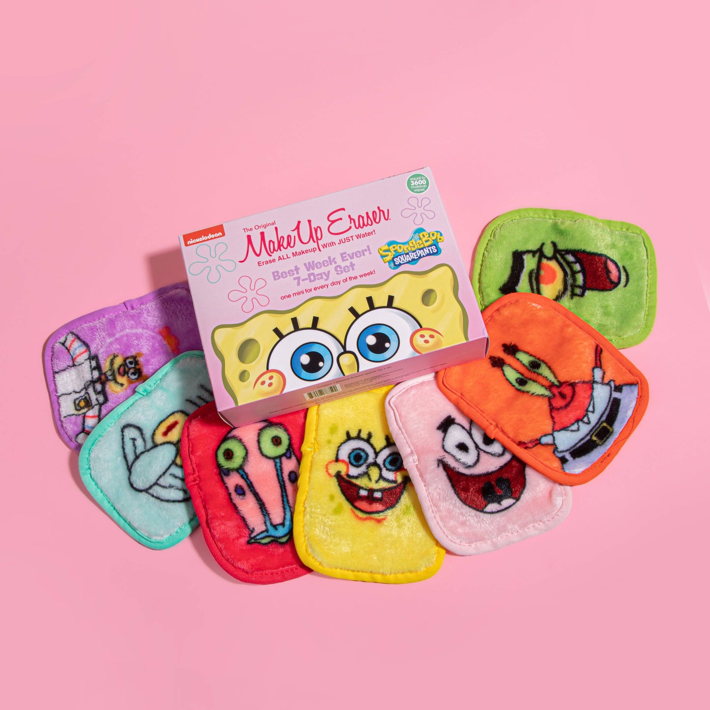 MakeUp Eraser - SpongeBob 7-Day Set