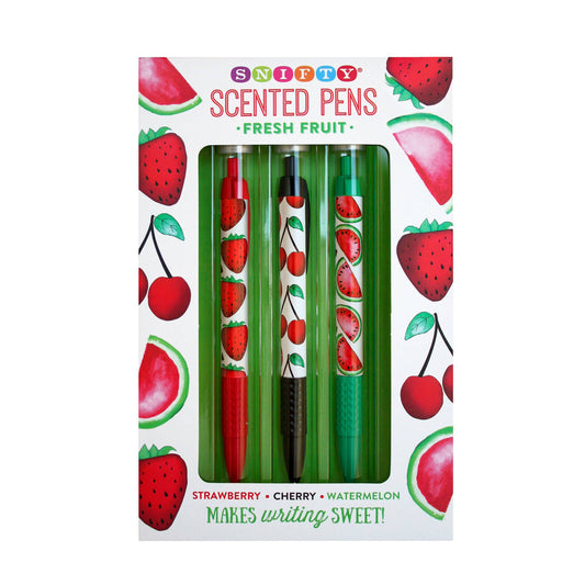 Fresh Fruit Scented Pens-3 Pack