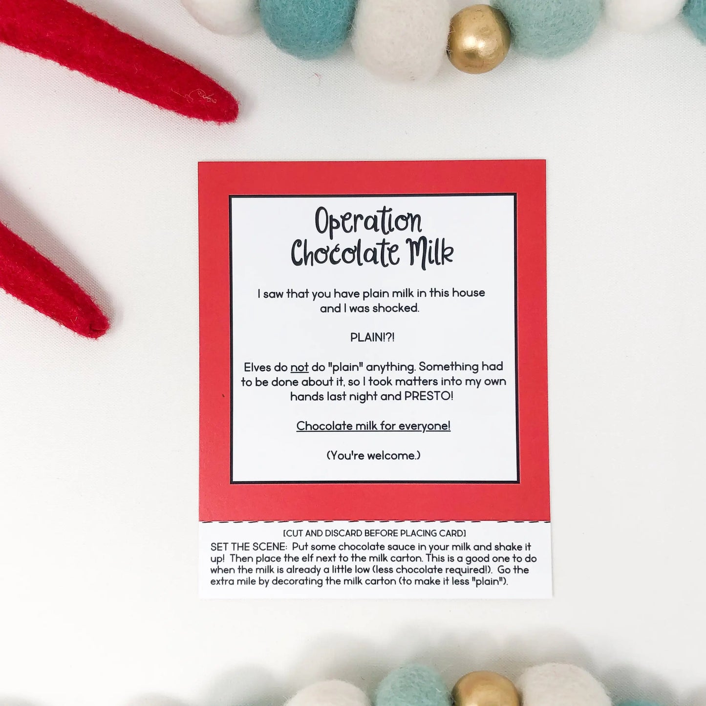 "Christmas Elf Made Easy" Cards