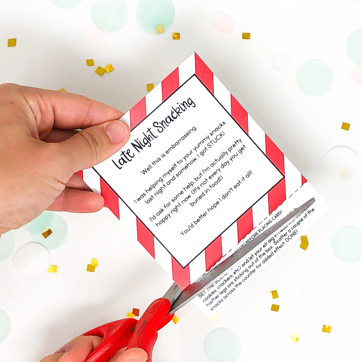 "Christmas Elf Made Easy" Cards