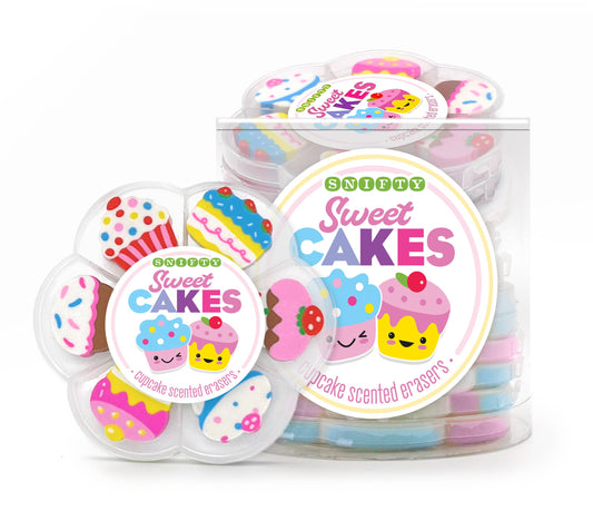 Sweet Cakes Scented Eraser Set