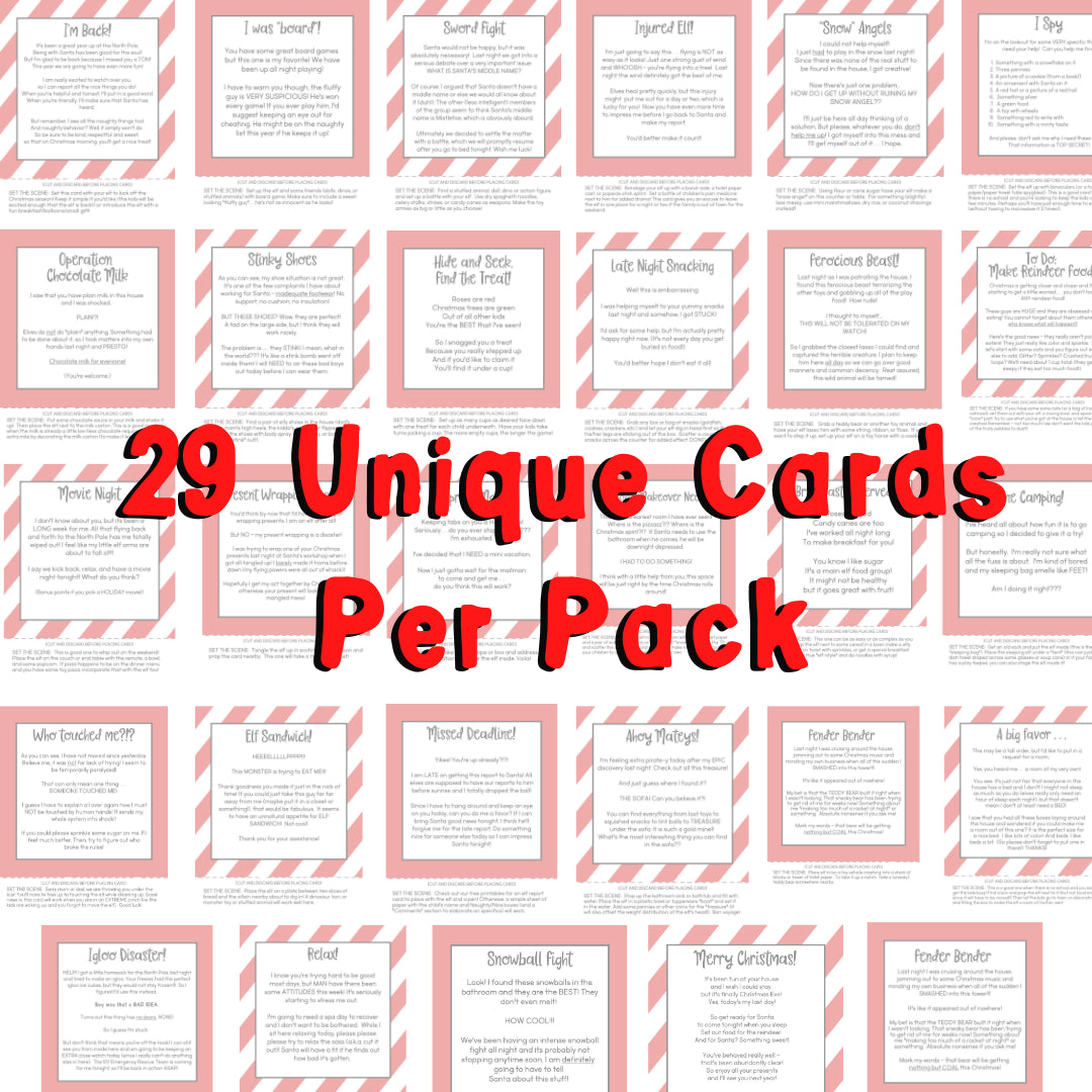 "Christmas Elf Made Easy" Cards