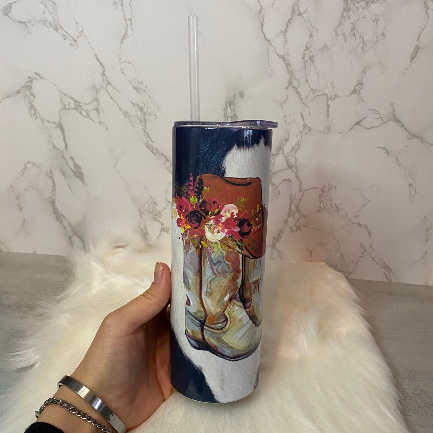 CowHide & Boots 20oz Tumbler