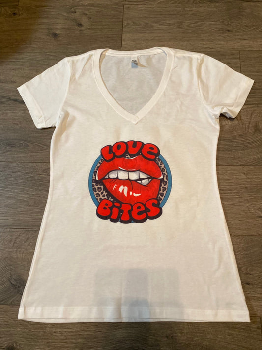 Valentines Day Shirt, Love bites, antivalentines day