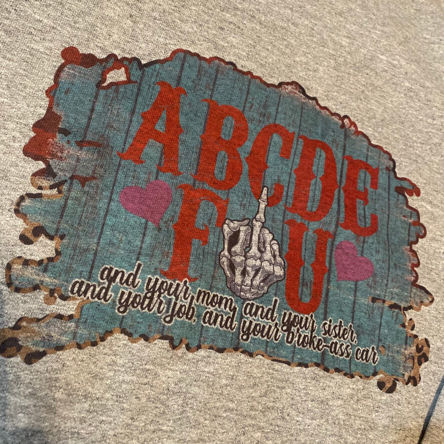 ABCDEFU Sublimation Sweatshirt