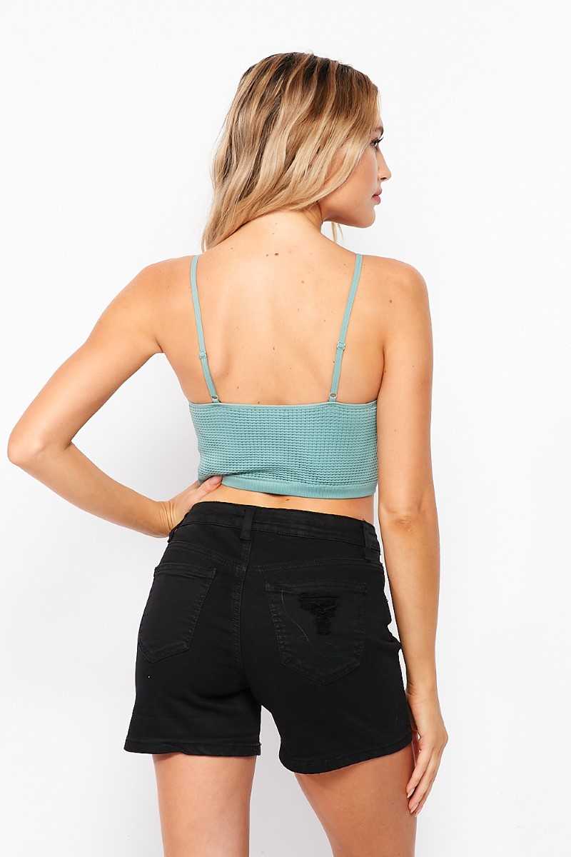 Adjustable Sweater Cami Top